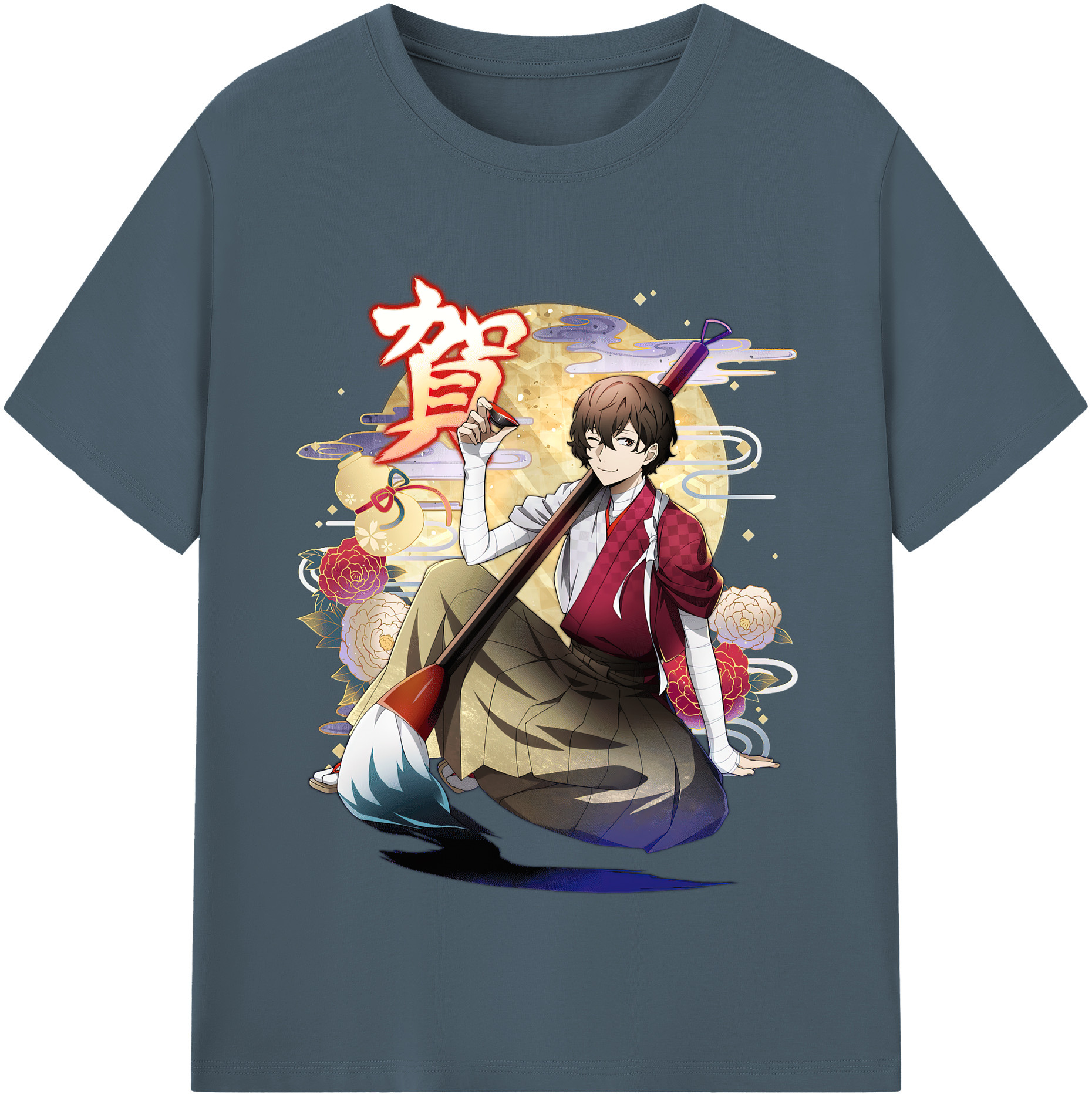（画像用） 文豪ストレイドッグス Bungo Stray Dogs 綿100％半袖Tシャツ（フロントプリント）